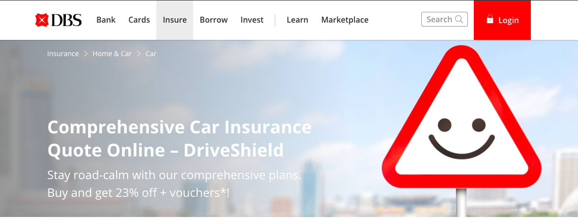 DBS car insurance driveshield