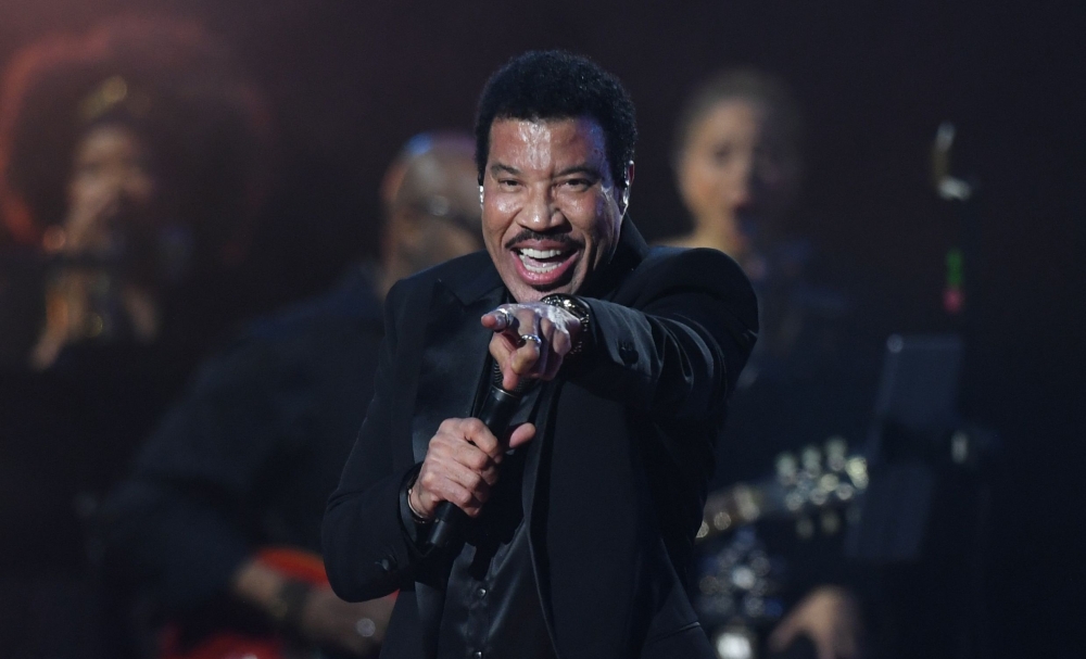 US singer Lionel Ritchie performs on stage during the 2023 MusiCares Persons of the Year gala honoring Berry Gordy and Smokey Robinson at the LA Convention Centre in Los Angeles, February 3, 2023. ― AFP