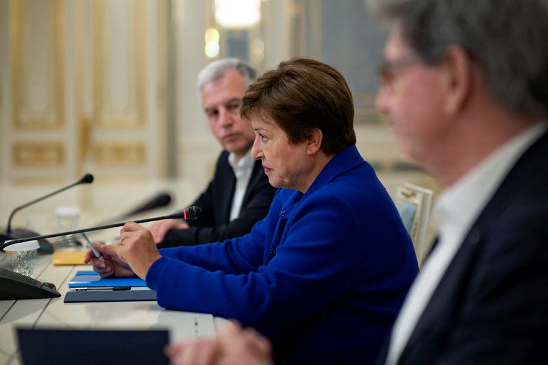 Ukraine eyes $15 billion programme after meeting IMF's Georgieva
