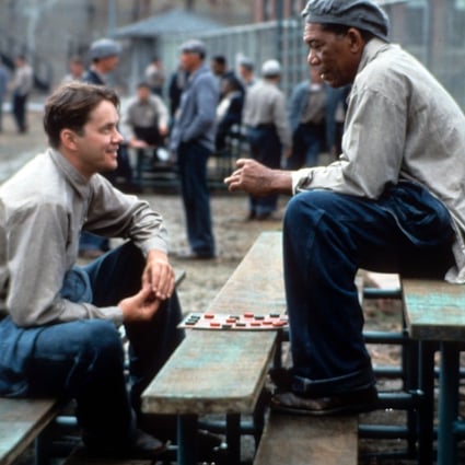 Tim Robbins and Morgan Freeman in a scene from The Shawshank Redemption. Watching the film inspires Elizabeth Chu, the young chairwoman of family-owned ZS Hospitality, which runs restaurants in Hong Kong, to be patient and hopeful, she tells Richard Lord. Photo: Castle Rock Entertainment/Getty Images