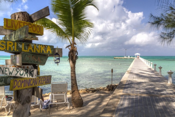 A beach in the Cayman Islands