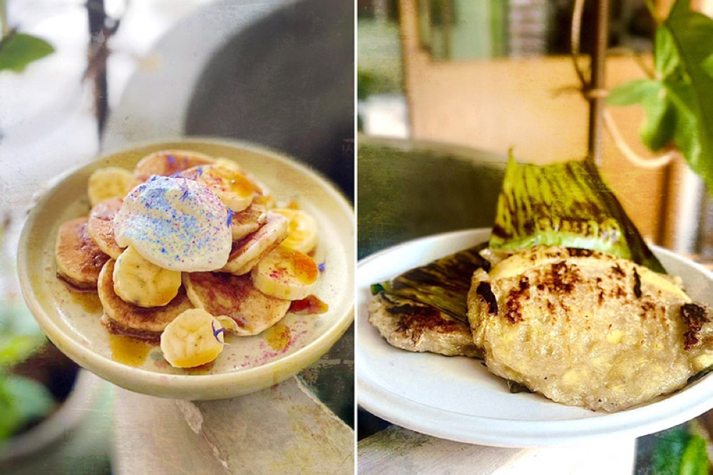 Go bananas with baby pancakes and 'lempeng pisang'!