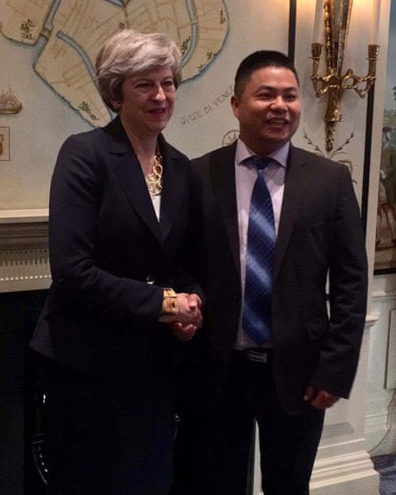 Theresa May and Ruiyou Lin