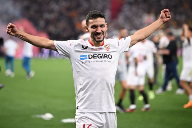 Sevilla celebrate winning the Europa League