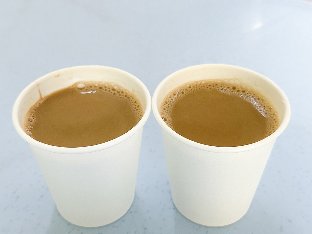 Freshly brewed Masala Tea done in small batches are also available