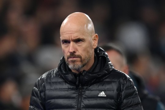 Erik ten Hag, Manager of Manchester United, walks towards the tunnel after the team's defeat in the Premier League match between Crystal Palace and Manchester United at Selhurst Park