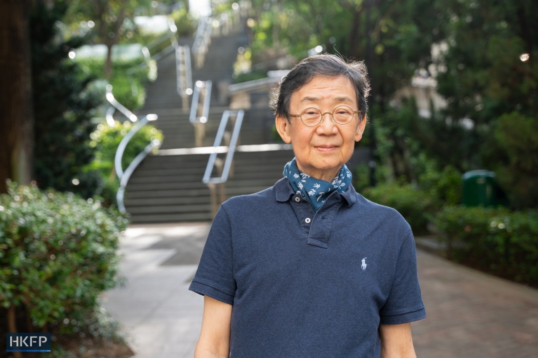 The curator and artist Oscar Ho. Photo: Kyle Lam/HKFP.  