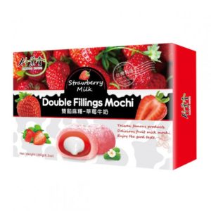 Mochi Jordgubb Mjölk Dubbel Fyllning 210g Bamboo House