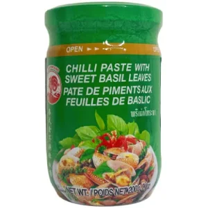 Chili Pasta med Söt Basilika 200g Cock Thailand