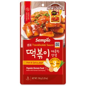 Rice Cake Tteokbokki Färdigsås Stark 150g Sempio