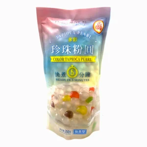 Tapiokapärlor Multifärg till Bubble Tea 250g