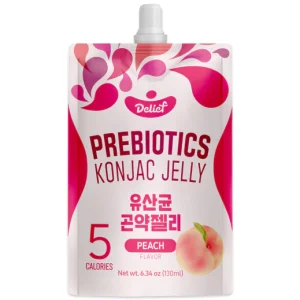 Vegansk Kollagen Konjac Jelly Persika 120g Delief