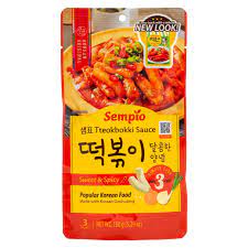 Rice Cake Tteokbokki Färdigsås Sweet&Spicy 150g Sempio