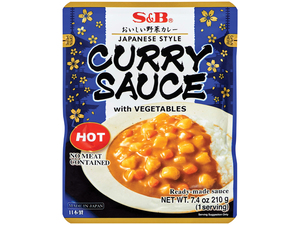 Currysås med Grönsaker Stark 210g S&B