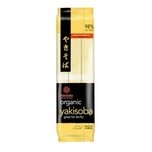 Yakisoba Nudlar Premium Ekologisk 270g Hakubaku