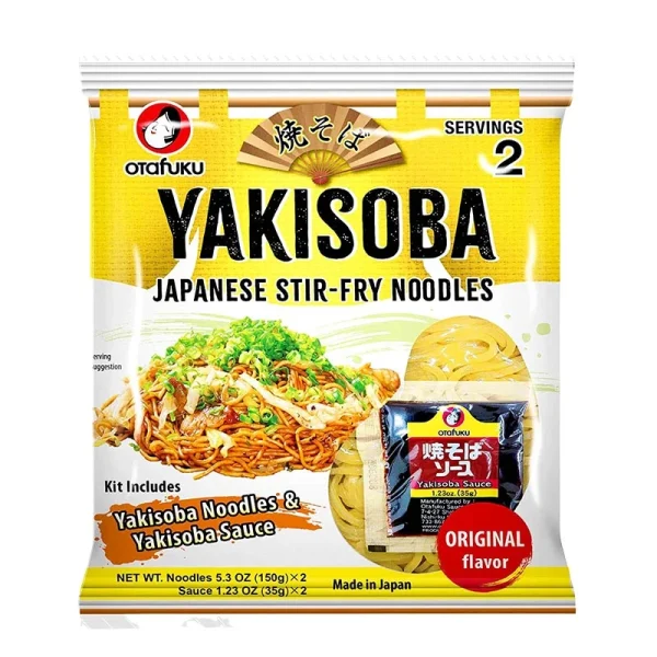 Yakisoba Nudlar och Sås 2 portioner Otafuku 300g