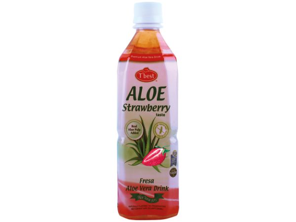 Aloe Vera Dricka Jordgubb 500ml