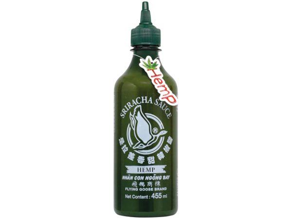 Sriracha Chilisås med Hemp 455ml Flying Goose