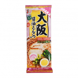 Ramen Nudlar Vegan Shoyu Tonkotsu 176g Osaka Japan