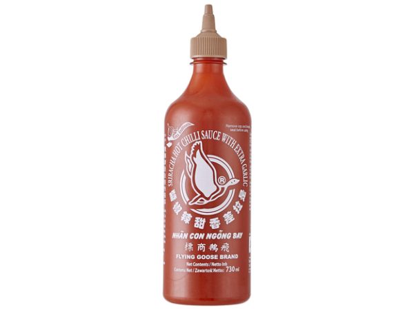 Sriracha med Vitlök 730 ml Flying Goose