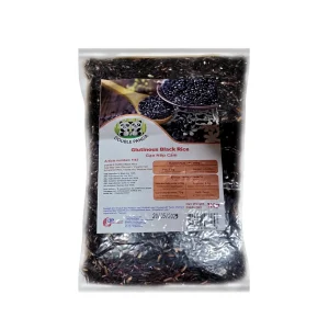 Svart Klibbigt Ris 1Kg Double Panda
