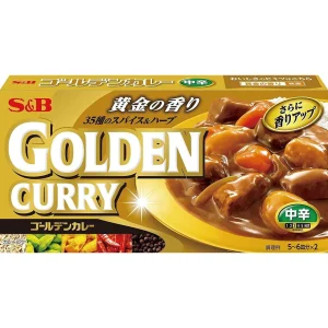 Golden Curry Medium Spicy 198g S&B Japan