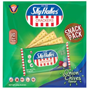 Sky Flakes Crackers Onion & Chives 250g MySan