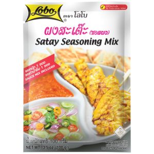 Satay Kyckling Grillspett Kryddmix 100g Lobo