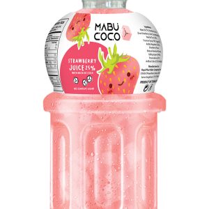 Strawberry Juice with Nata de Coco 320ml Mabu