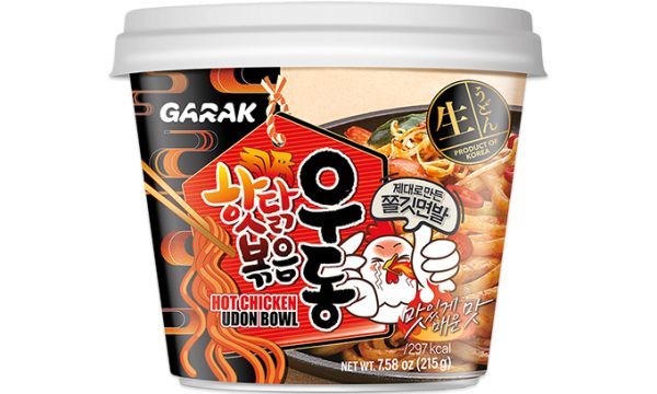 Udon Noodles Bowl with Spicy Chicken Flavour 215g