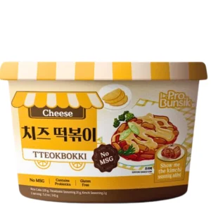Tteokbokki Rice Cake Bowl Cheese 142g Probunsik Korea