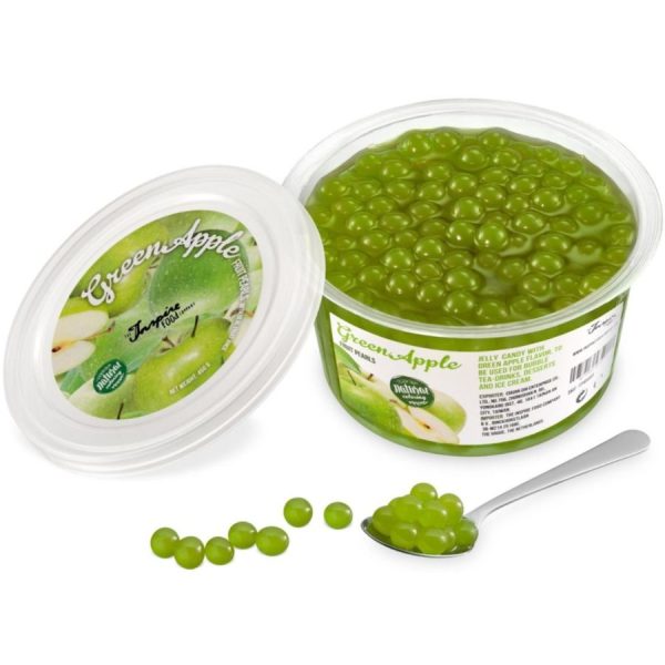 Popping Boba Pearls Green Apple 950gr Pinshan