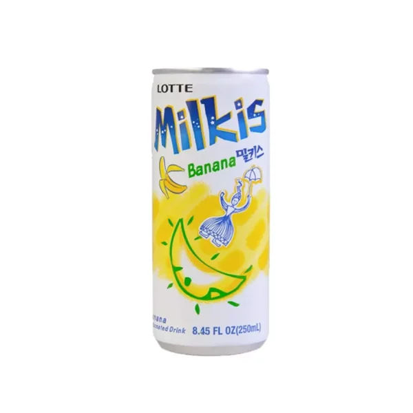 Milkis Soft Drink Banana 250ml Lotte