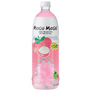 Lychee Dricka med Nata De Coco 1L Mogu