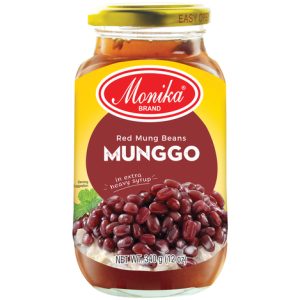 Munggo (Red Mung Beans) in Heavy Syrup 340g Monika