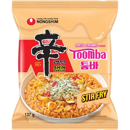 Nongshim Shin Toomba Spicy & Creamy Stir-Fry Ramyun