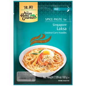 Singapore Curry Laksa Pasta 60g Asian Gourmet
