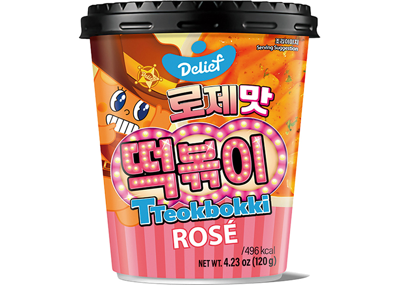 Tteokbokki Rice Cake Rose Smak 120g Delief