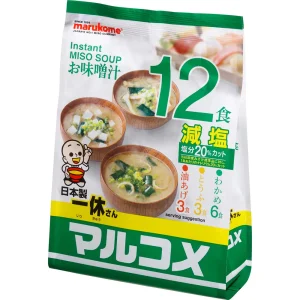 Instant Misosoppa 12Portioner Mindre Salt 258g Marukome