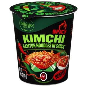 Extra Spicy Kimchi Ramyun Nudelkopp 98g Bibigo