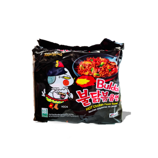 5 Pack Buldak Hot chicken Ramen