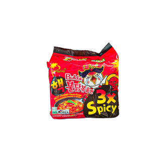 Buldak Hot Chicken 3x Spicy 5 pack