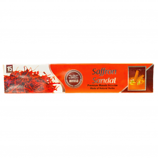 Saffron Sandal Sandeltræ Røgelsepind 15g