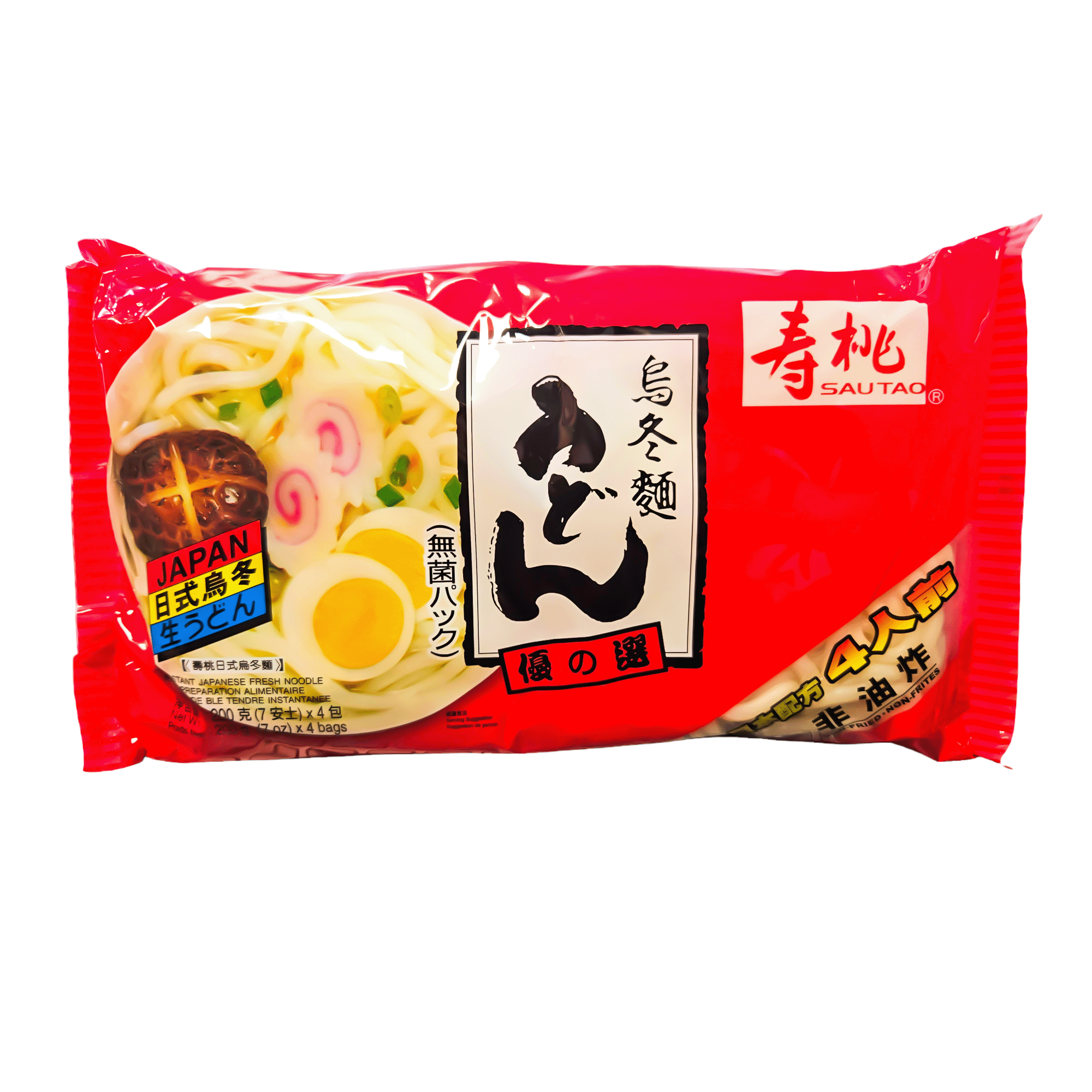 Sau Tao Japansk Udon Nudler - 4x200g