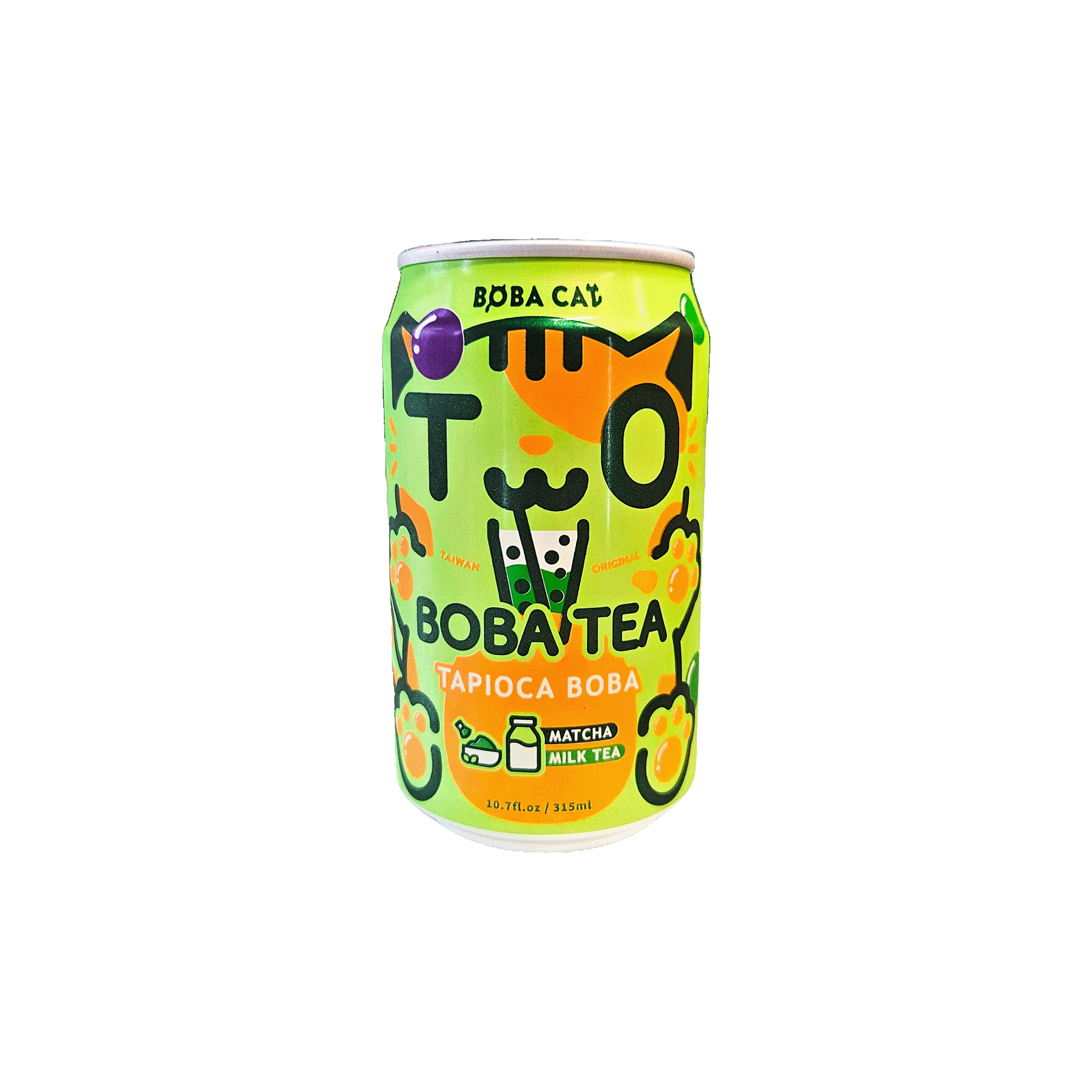 Boba Tea Matcha Boba Cat 315ml