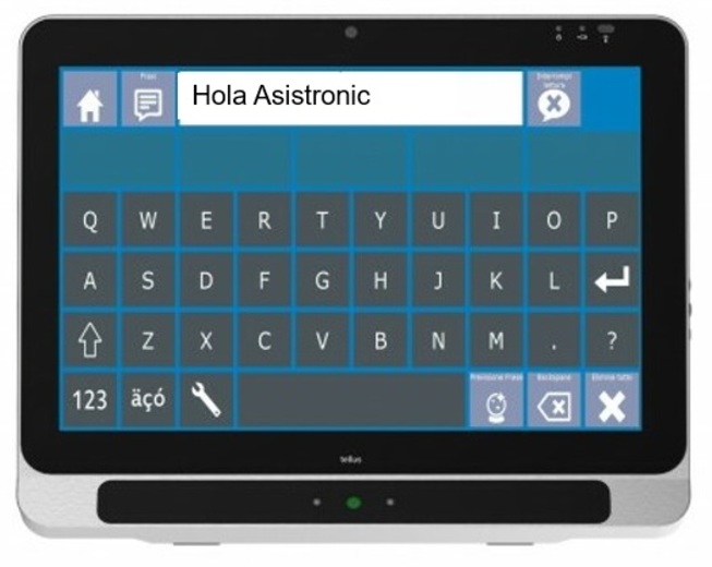 Comunicador Tobii I15 de seguimiento ocular colombia para usuarios con ELA y discapacitados