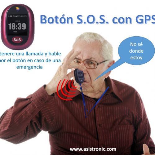 Reloj localizador-rastreador GPS para ancianos