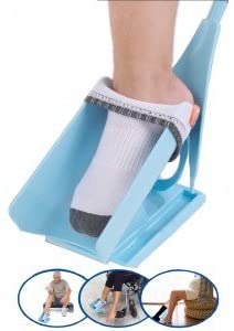 Sock Ox, dispositivo de ayuda de calcetines para personas mayores,  dispositivo ajustable para ponerse calcetines, dispositivo compacto de  asistencia