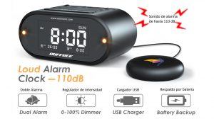Fabricante de reloj de alarma para sordos con fecha de la temperatura -  China Despertador digital y mesa de reloj precio