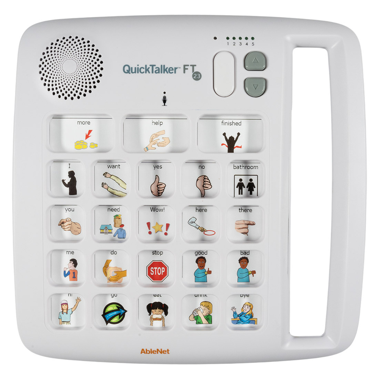 Vocalizador Quicktalker FT23 generador de voz de comunicacion aumentativa y alternativa gotalk